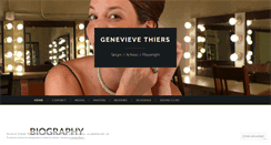 Desktop Screenshot of genevievethiers.com